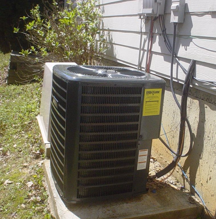 AC condenser installation